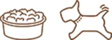 dog food with dog icon